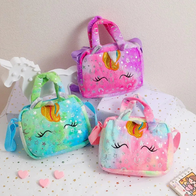 Unicorn Crossbody Bag for Girls – Cute Kids Shoulder Purse Kids Crossbody Bag Babs