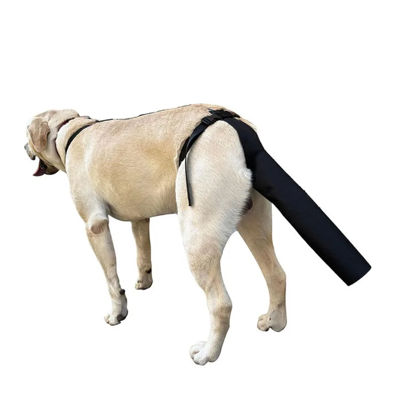 Dog Tail Protector – Adjustable Oxford Cloth Guard Cover Dog Tail Guard Babs black M