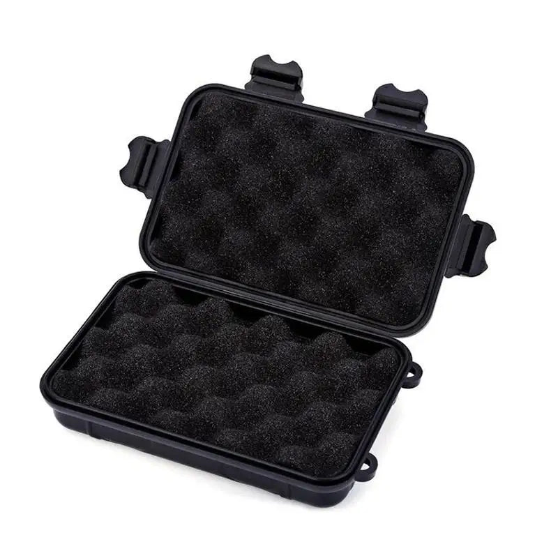 Waterproof Sealed Survival Box – Outdoor Camping Storage Waterproof Storage Box Babs Black