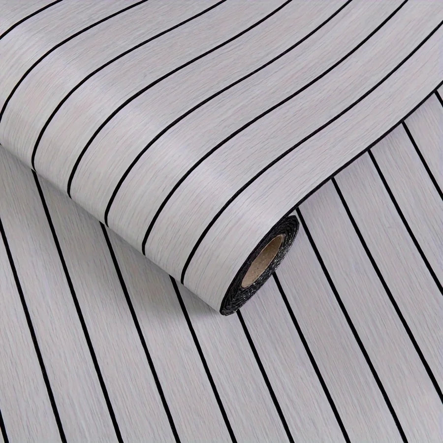 3D Striped Peel & Stick Wallpaper – Self-Adhesive Wall Sticker