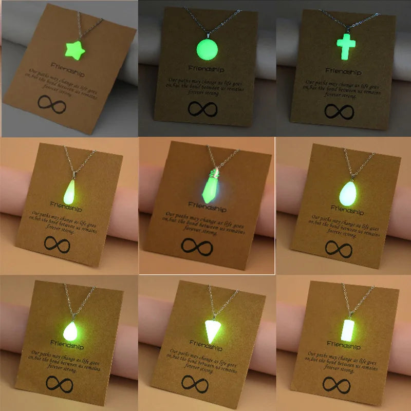 Glow Star Pendant Necklace – Friendship Gift for Women Pendant Necklace Babs