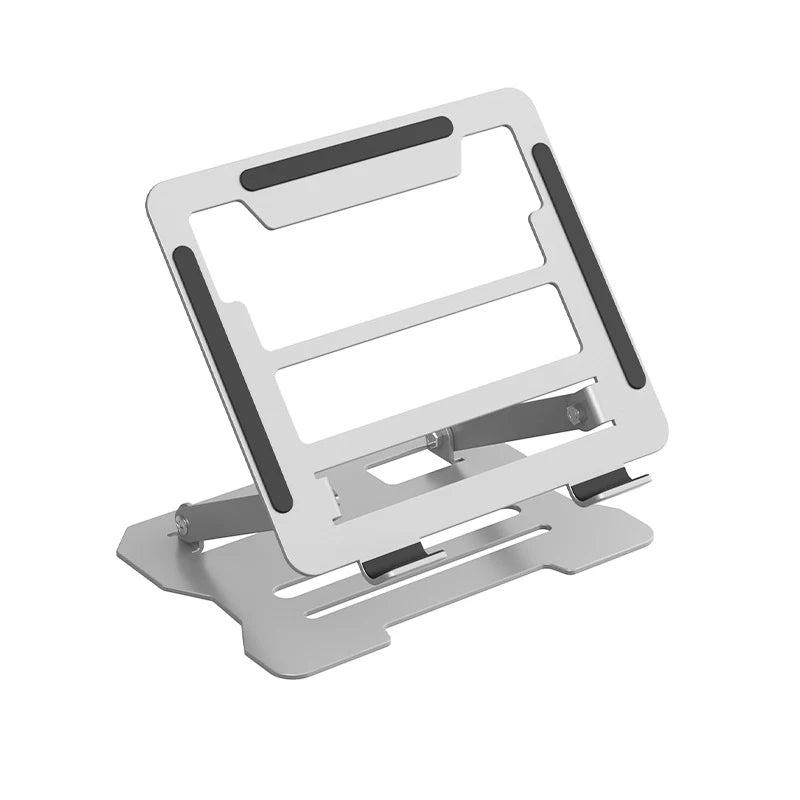 HUXUAN Foldable Metal Laptop Cooling Stand for Gaming Laptop Cooling Stand Babs gray