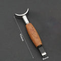 Leather Carving Rotary Knife – Stainless Steel & Rosewood Leather Carving Knife Babs 1pc