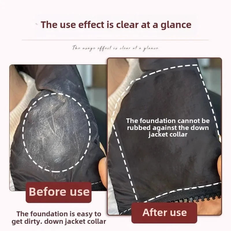 Transparent Collar Protector Stickers – Anti-Stain for Jackets Collar Protector Sticker Babs
