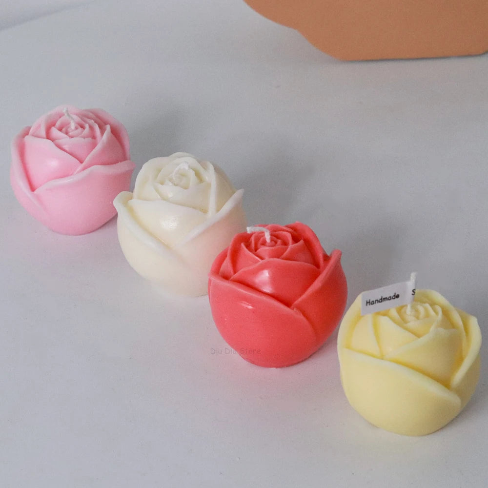 Rose Silicone Mold – DIY Candle, Soap, Resin & Chocolate Mold Silicone Craft Mold Babs