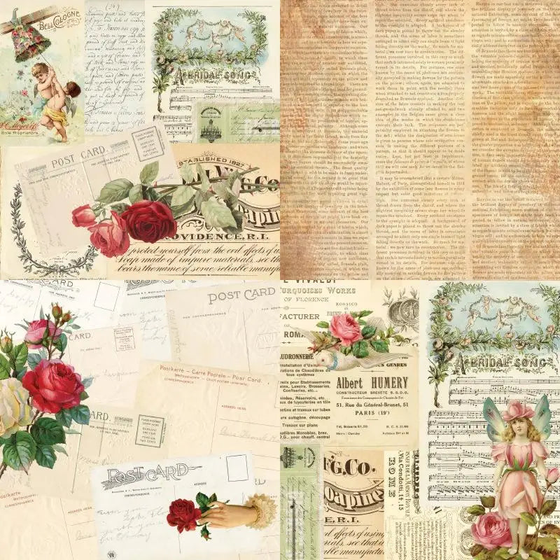 24-Sheet 6x6 Cardstock Paper Pad for Scrapbooking & Crafts Cardstock Paper Pad Babs