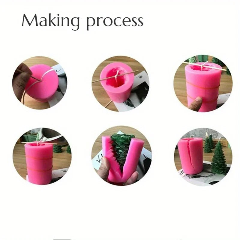 Christmas Tree Silicone Mold – DIY Candle, Soap & Plaster Silicone Craft Mold Babs