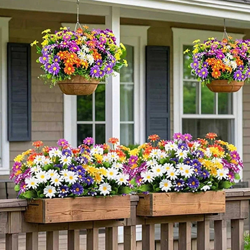 Artificial Silk Daisy Flowers – Wedding Arch & Home Décor Artificial Silk Flowers Babs