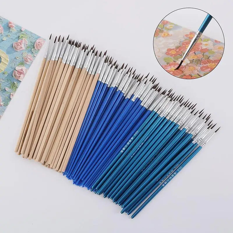 20Pcs Artist Paint Brush Set – Nylon Hook Line Pens for Art Artist Paint Brush Set Babs