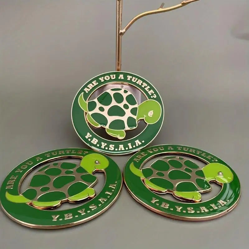 Masonic Lapel Pin – Green Turtle Badge for Freemasons Masonic Lapel Pin Babs