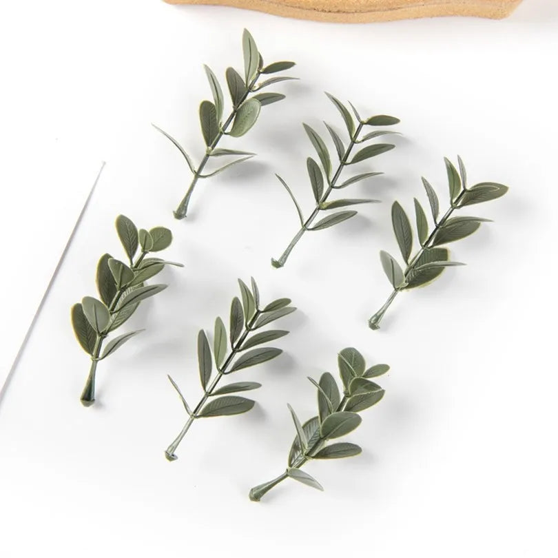 100/200Pcs Artificial Leaves UV Protection – Wedding Party Decor Artificial Decorative Leaves Babs