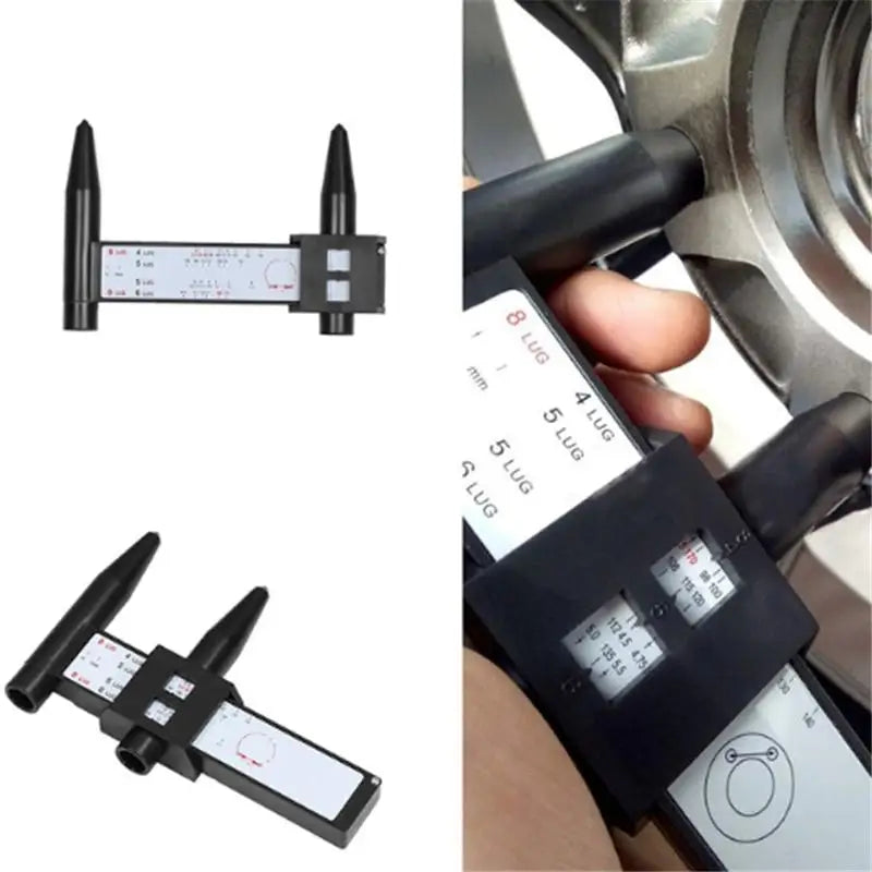 PCD Measuring Tool – 8-Hole Wheel Bolt Pattern Hub Pitch Gauge Automotive Measuring Tool Babs