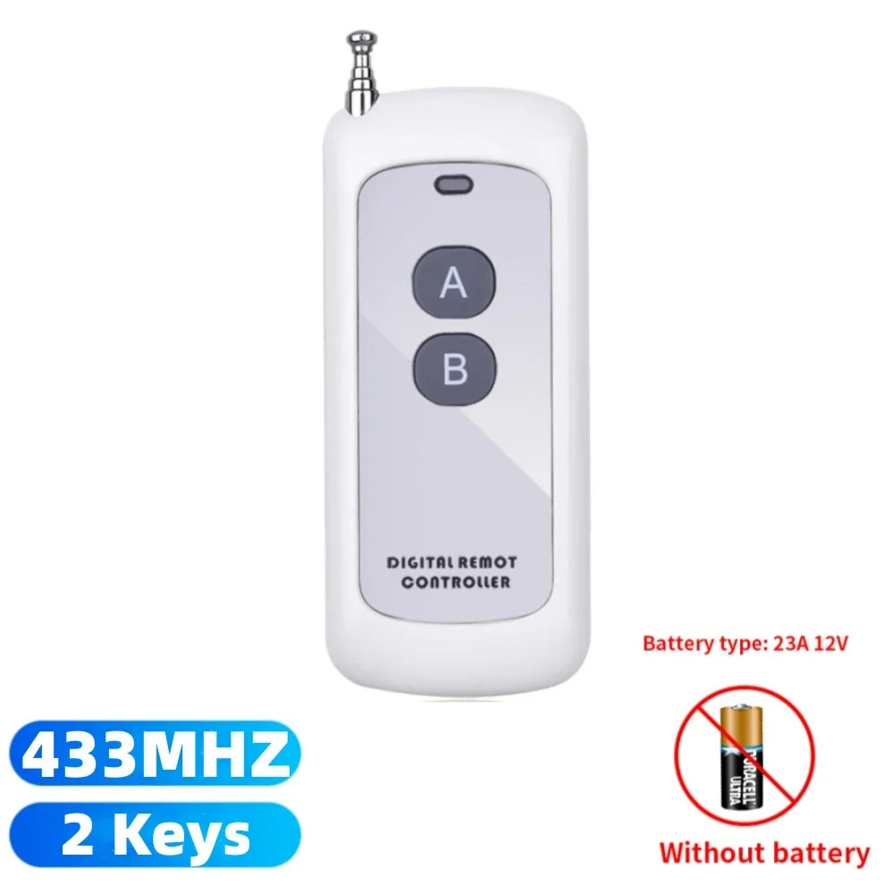 433MHz RF Remote Control 1527 Code – Garage & Smart Home RF Remote Control Babs 433MHZ 2 Keys
