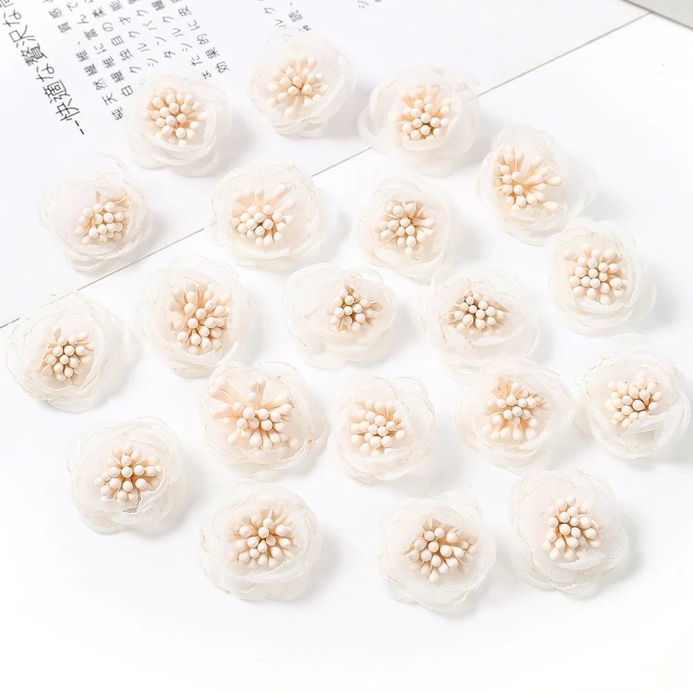 Silk Rose Artificial Flower Heads 10pcs – Wedding & Home Decor Artificial Flower Heads Babs 6 10PCs