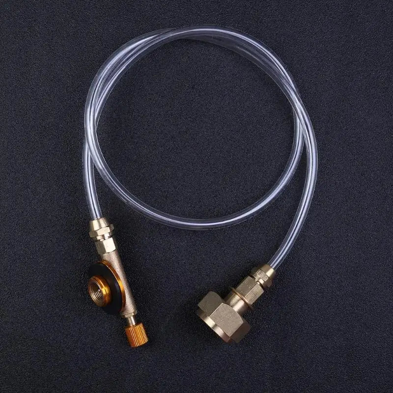 Propane Refill Adapter 90cm – Flat Cylinder Tank Coupler Gas Refill Adapter Babs