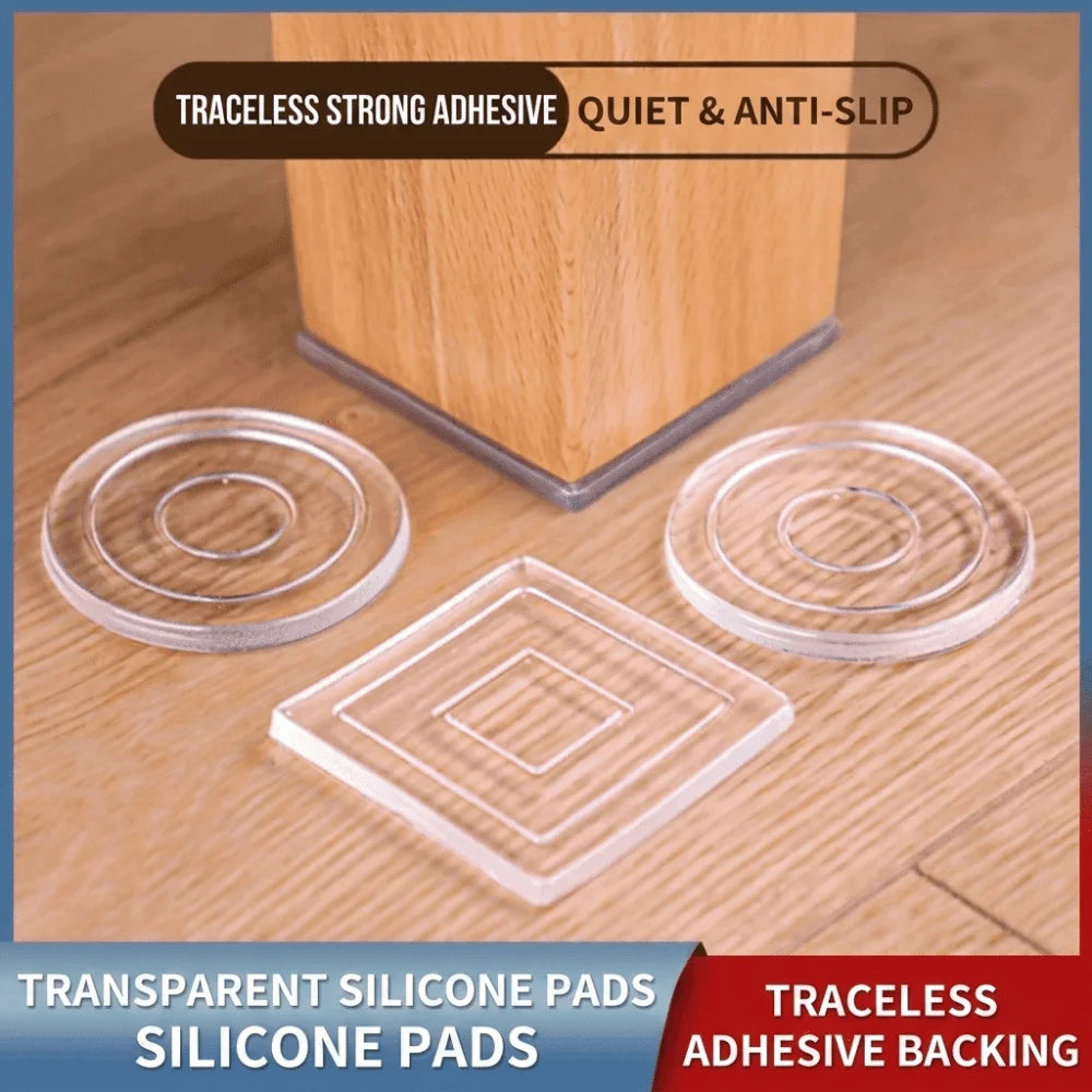 4-Pack Non-Slip Furniture Foot Pads – Self-Adhesive PU Gaskets Furniture Foot Pads Babs