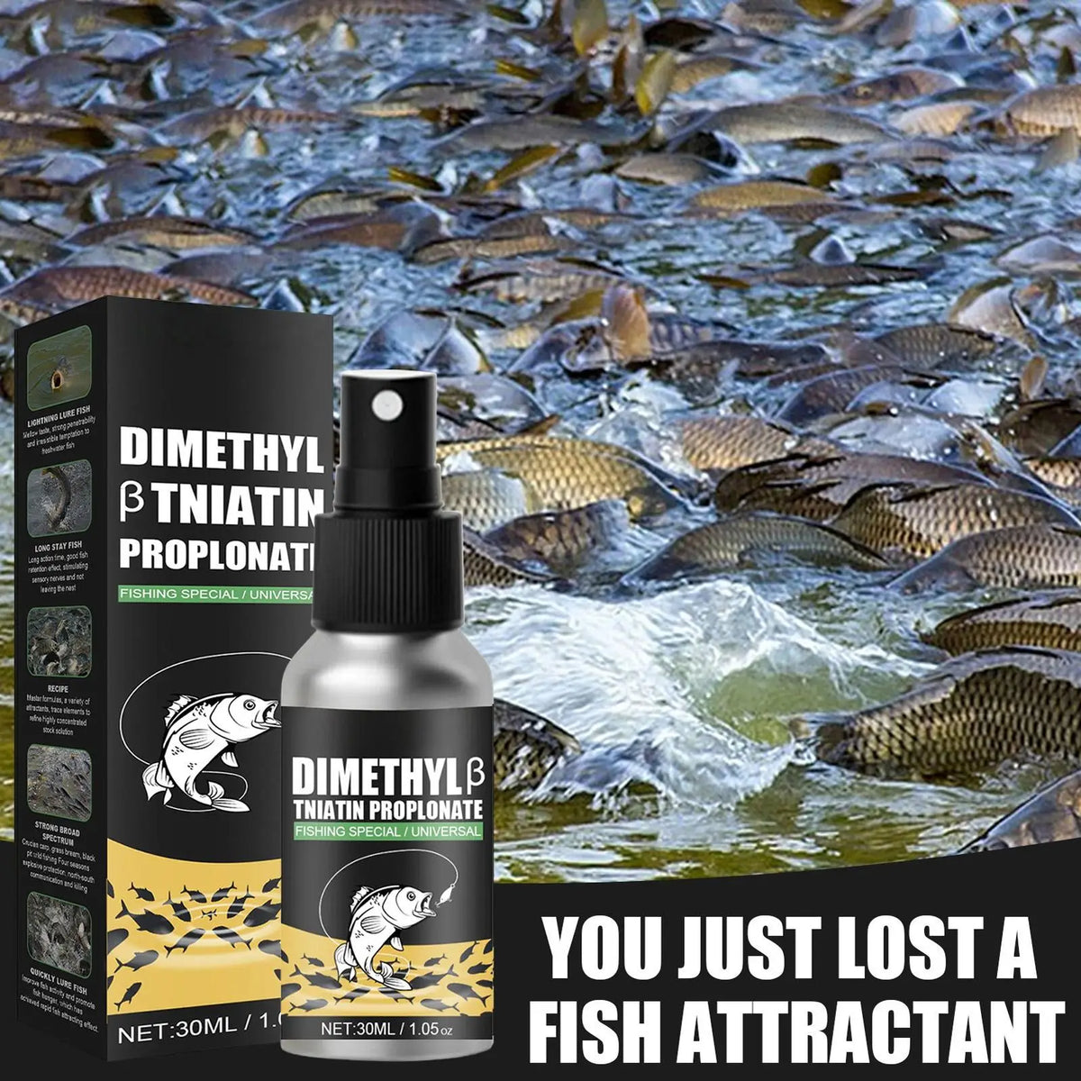 30ml Liquid Fish Attractant Spray | Natural Scent Bait Lure Fishing Bait Attractant Babs