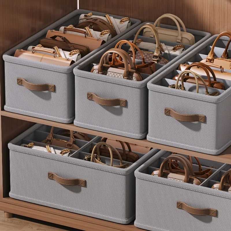 Foldable Bag Partition Storage Box – Wardrobe & Bedroom Wardrobe Storage Box Babs