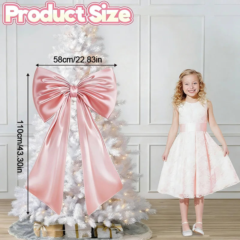 110CM Satin Big Bow – Backdrop, Wedding & Party Décor Party Backdrop Bow Babs