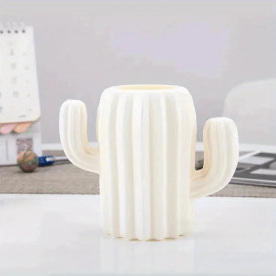 Cactus Desktop Pencil & Pen Holder Organizer | 3 Colors Desk Pencil Holder Babs