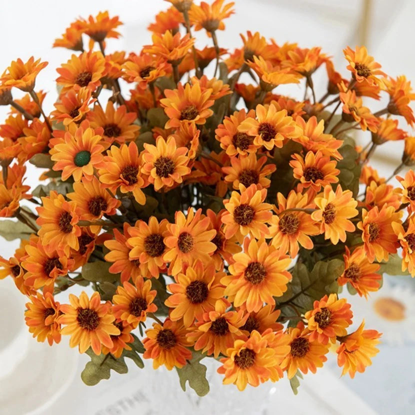 Small Daisy Artificial Silk Flowers – Wedding & Home Décor Artificial Silk Flowers Babs