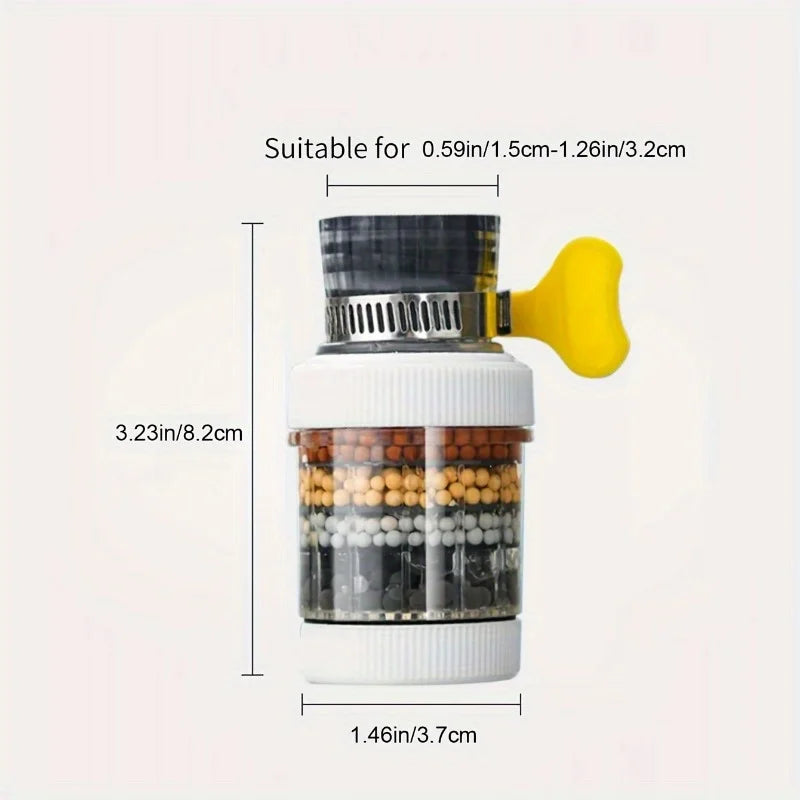 6-Layer Filter Faucet Bubbler – Splash-Proof Tap Aerator Faucet Tap Aerator Babs
