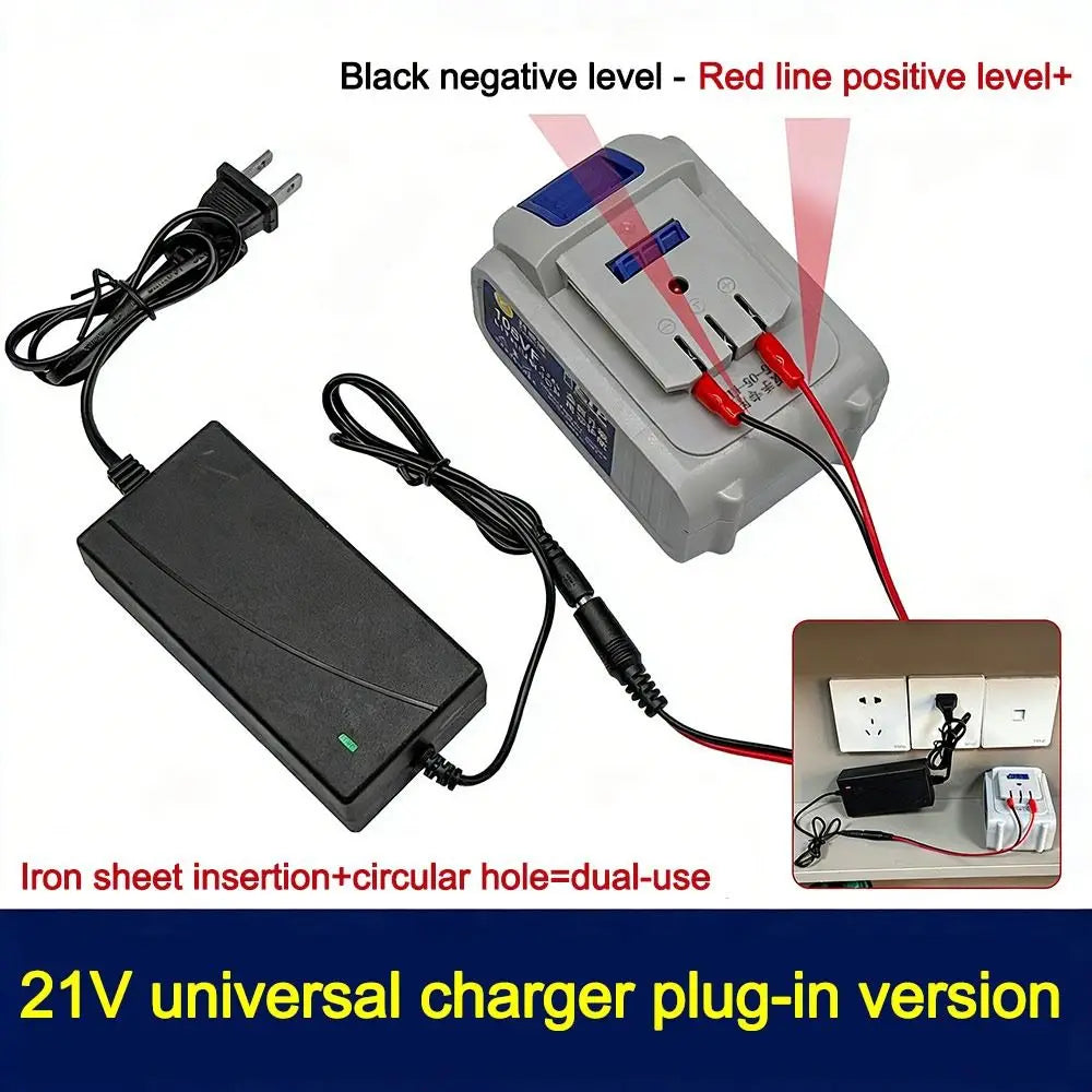 Universal 21V Lithium Dual-Port Power Tool Battery Charger Power Tool Charger Babs A5