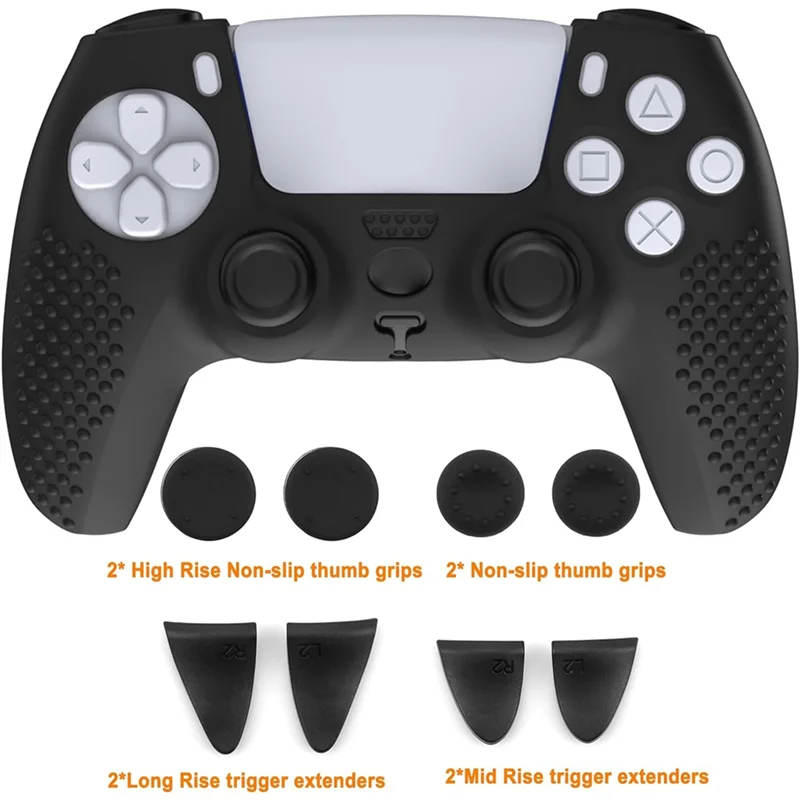 PS5 Controller Silicone Cover – Anti-Slip Case with Thumb Grips Controller Silicone Cover Babs