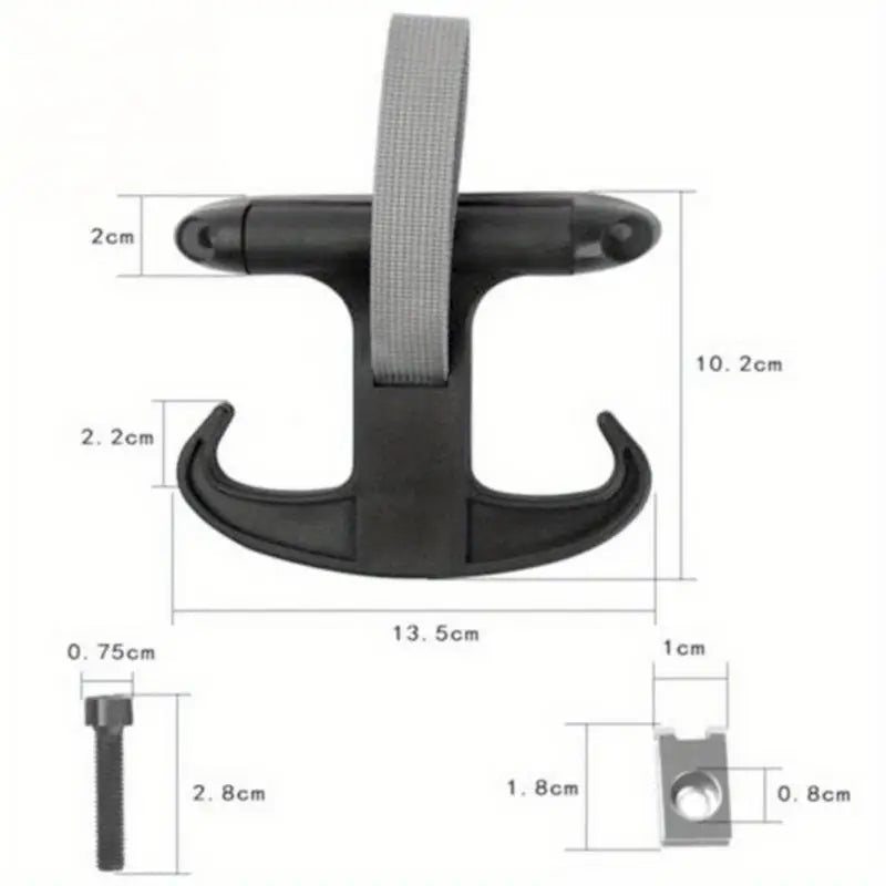 Car Trunk Horn Hook – Plastic Hidden Cargo Storage Hook Car Trunk Hook Babs