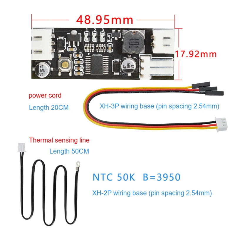 12V DC PWM Fan Speed Controller – Auto Temp Control & Alarm Fan Speed Controller Babs