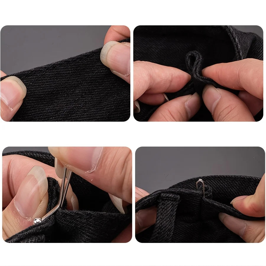10PCS Invisible Waist Metal Clips – Adjustable Button Clips for Jeans Clothing Clips Babs