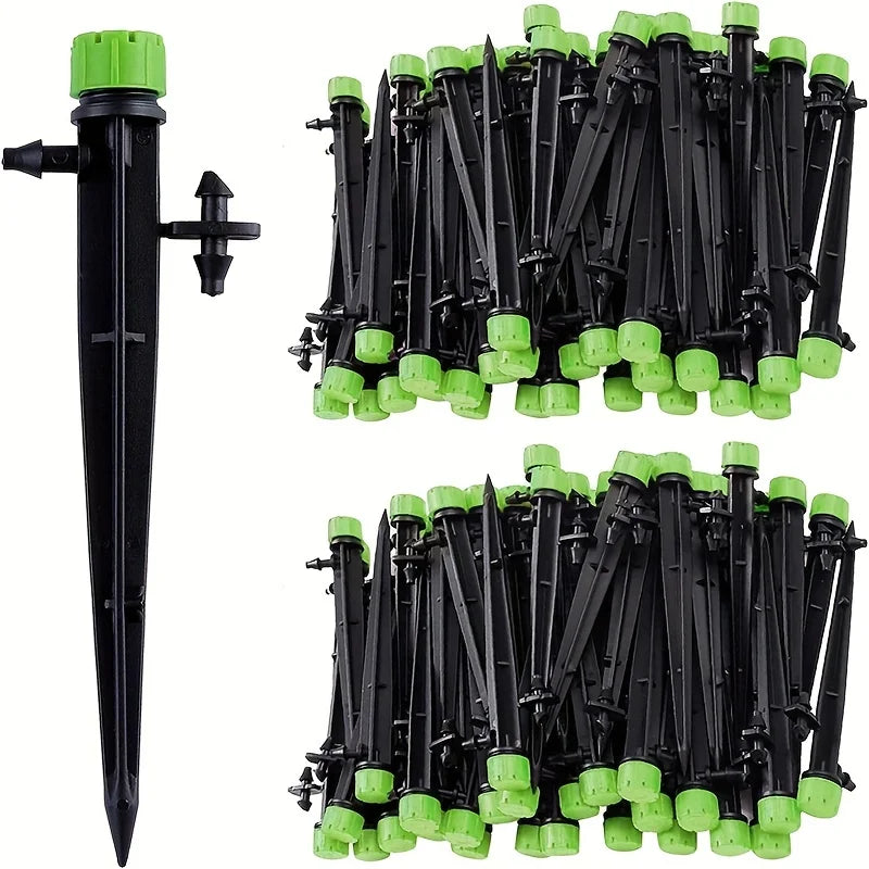 Adjustable 360° Drip Emitters on Stake – Garden Irrigation Drip Irrigation Emitters Babs