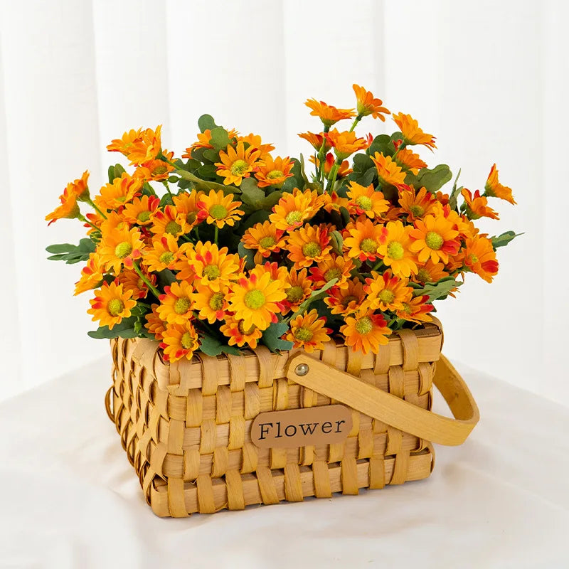 Silk Daisy Artificial Flowers for Home, Wedding & Party Decor Artificial Silk Flowers Babs