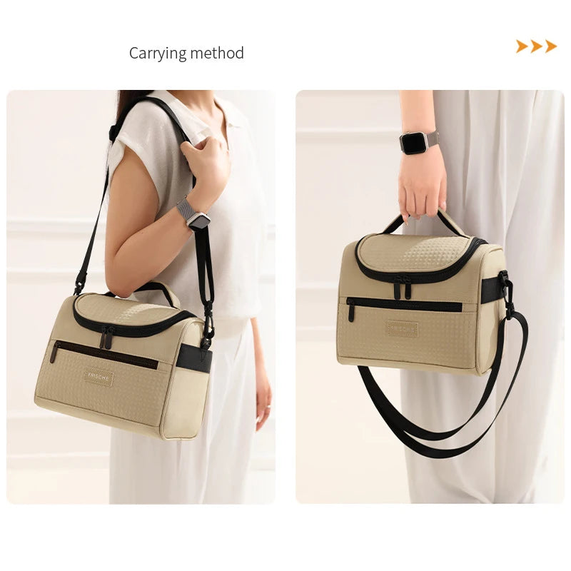 Insulated Lunch Bag Tote Cooler with Shoulder Strap | Portable Insulated Lunch Tote Babs