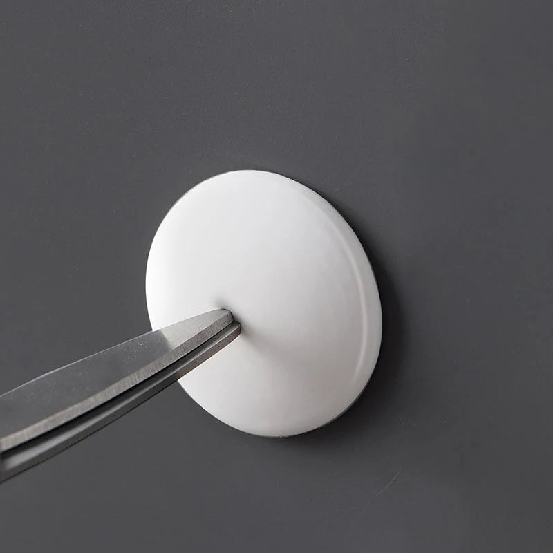 White Rubber Door Stop Wall Protectors – Self-Adhesive 5/10 Pack Door Stop Bumpers Babs
