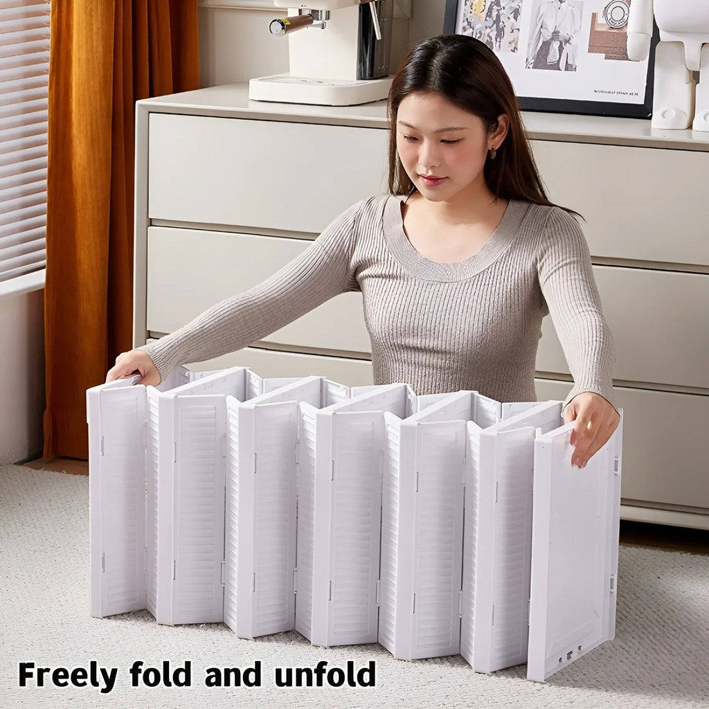 6-Layer Foldable Transparent Shoe Storage Box | Stackable Rack Shoe Storage Organizer Babs