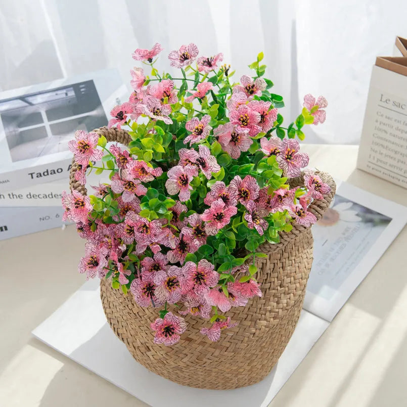 Artificial Cherry Blossom Silk Flowers – Wedding & Home Décor Artificial Flower Stem Babs