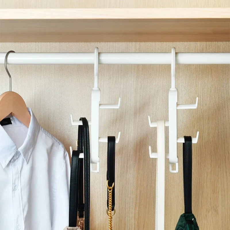 Rotating Bag Hook & Wardrobe Storage Rack | Multifunctional Wardrobe Storage Hook Babs
