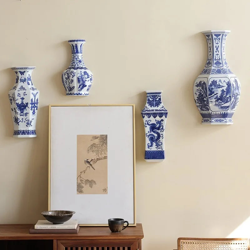 Modern Ceramic Wall Vase – Elegant Porcelain Home Décor Ceramic Wall Vase Babs