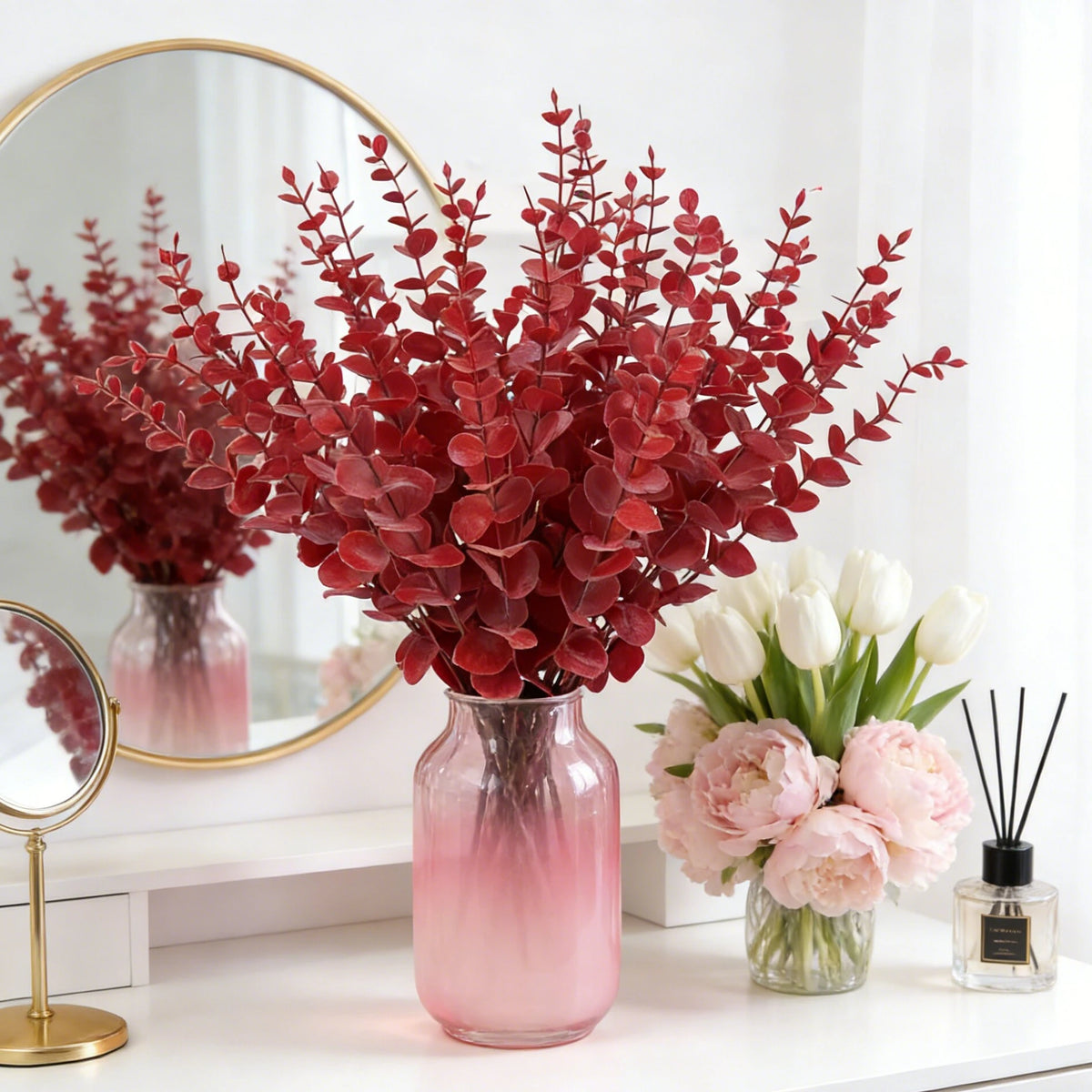 Artificial Eucalyptus Stems Faux Greenery for Wedding & Décor Artificial Greenery Stems Babs