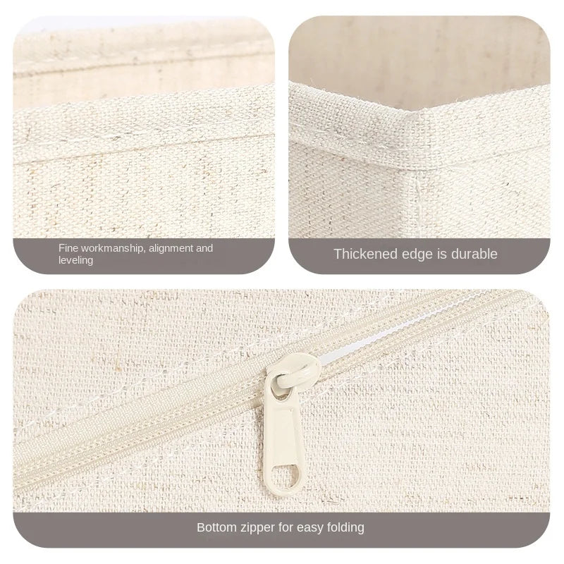 Foldable Cotton Linen Drawer Organizer – Sock & Underwear Storage Drawer Storage Organizer Babs