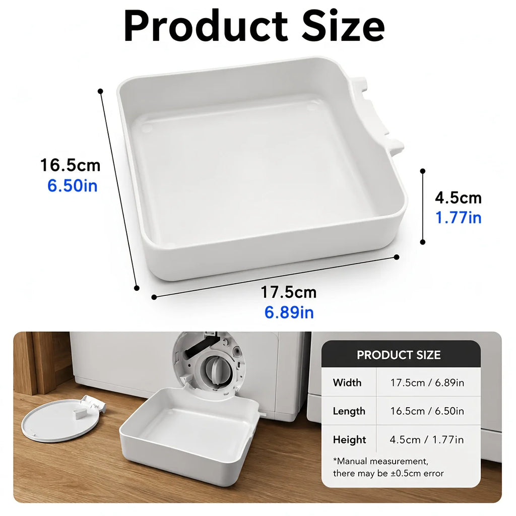 Washing Machine Drain Pan Anti-Splash Drip Tray | Spill Guard Washing Machine Drain Pan Babs