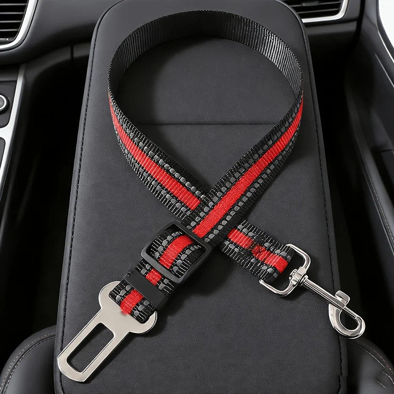 Adjustable Dog Car Seat Belt – Harness & Collar, All Dog Sizes Dog Car Seat Belt Babs