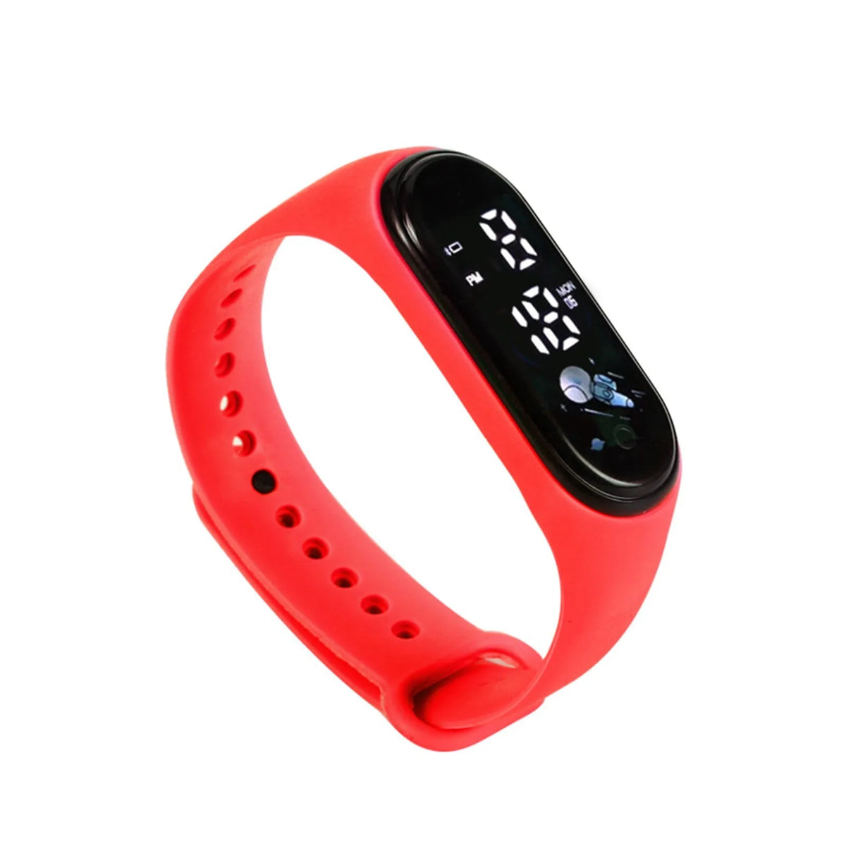 Kawaii Kids Digital Watch – Silicone Sports Watch Boys & Girls Kids Digital Watch Babs Red