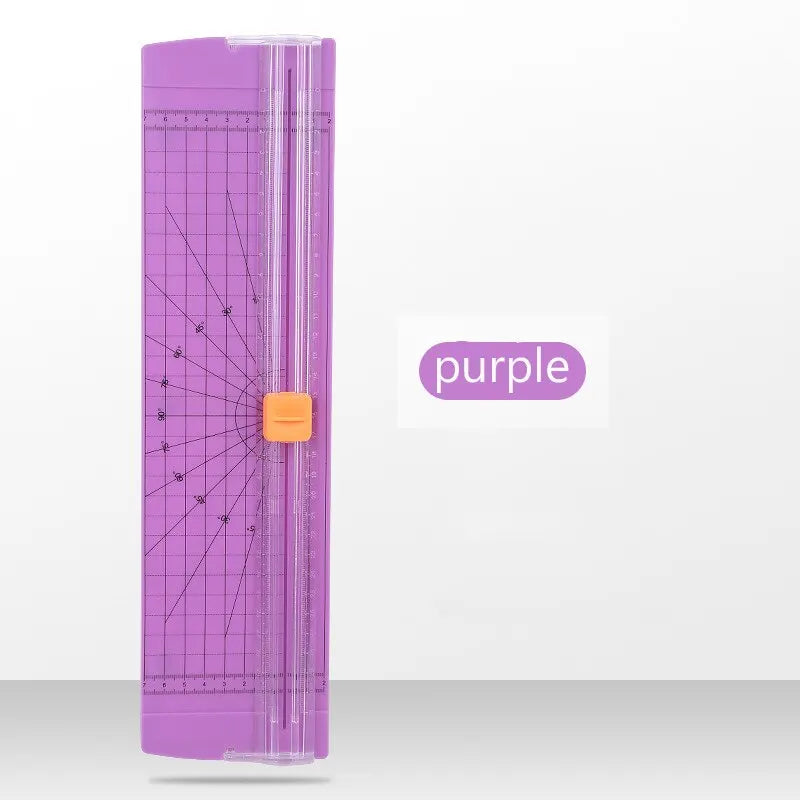 A4 Guillotine Paper Cutter with Safety Guard for Office & Craft Guillotine Paper Cutter Babs purple