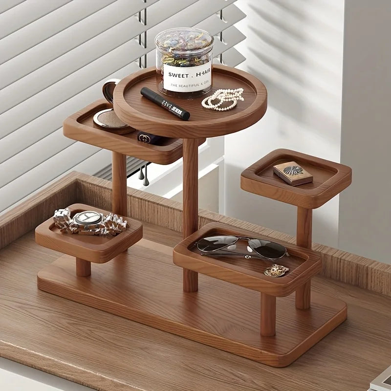 Wooden Display Riser Stand – Perfume, Figures & Doll Shelf Display Riser Shelf Babs
