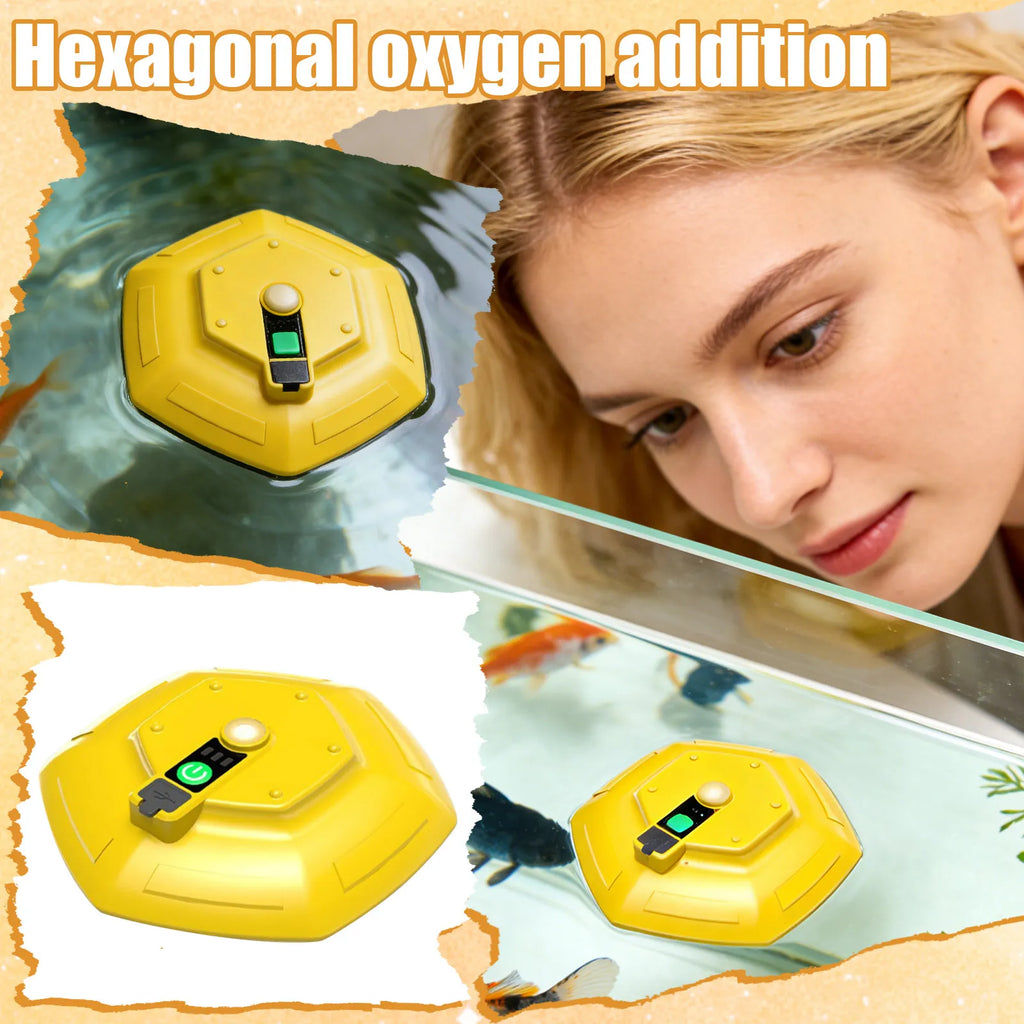 Floating Rechargeable Fishing Aerator – Quiet Portable Air Pump Fishing Aerator Pump Babs