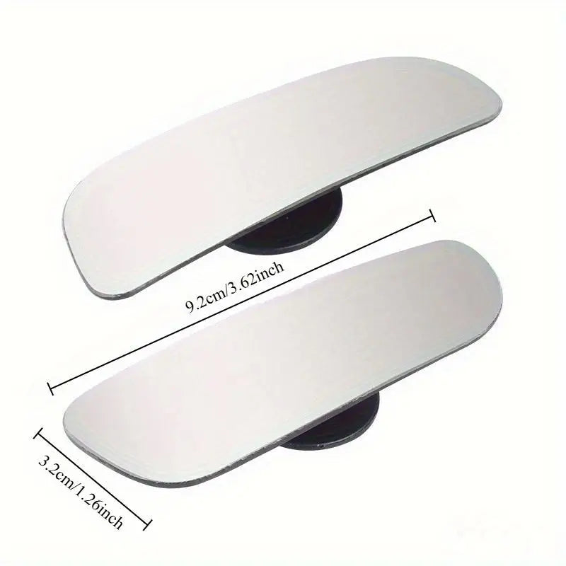 2-Pack HD Convex Blind Spot Mirrors – Car & Motorcycle Blind Spot Mirror Babs