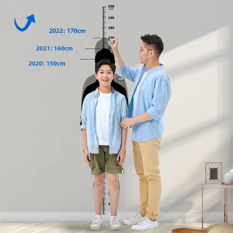 2M Kids Height Chart Wall Sticker – Removable & Waterproof Height Chart Sticker Babs