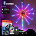RGB Firework LED Wall Light – App & Music Sync, 180 LEDs, USB LED Decorative Light Babs 10pc 50cm and 1pc 1m 5V USB Power